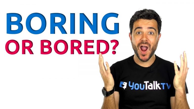 Boring or bored?
